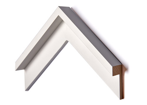 Schattenfugenleiste weiss